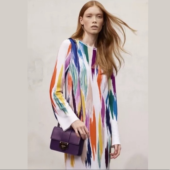 Missoni Painted Intarsia Knit Shift Dress - Picture 4 of 8
